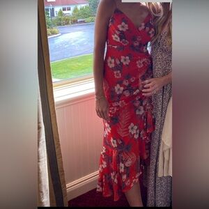 ASTR red floral dress